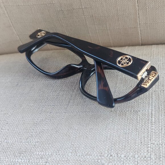 Guess Women Eyeglasses DARK HAVANA GU7410 55[]16-135 Tortoise Rectangul Frames main image 10